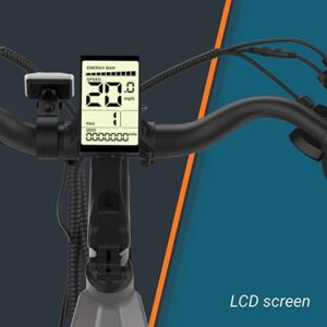 Aventon bright LCD screen